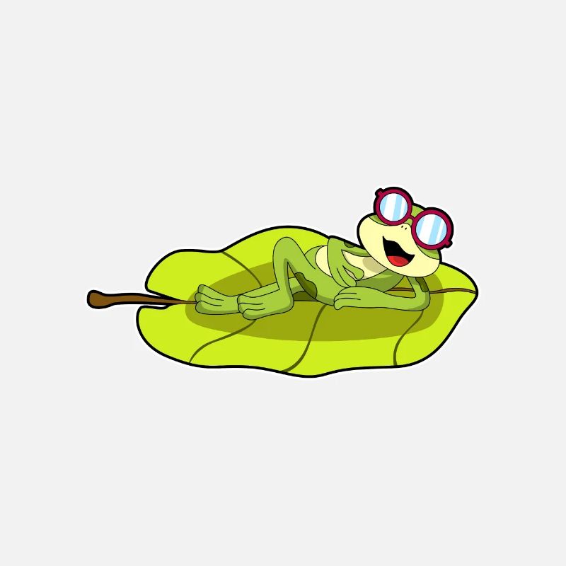 Frog with sunglasses