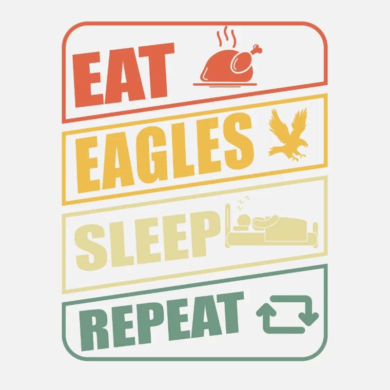 Eagle Sleep Repeat Falconry Ornithology