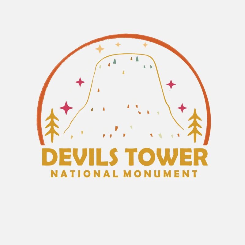 Devils Tower Wyoming Mountain National Monument Wall