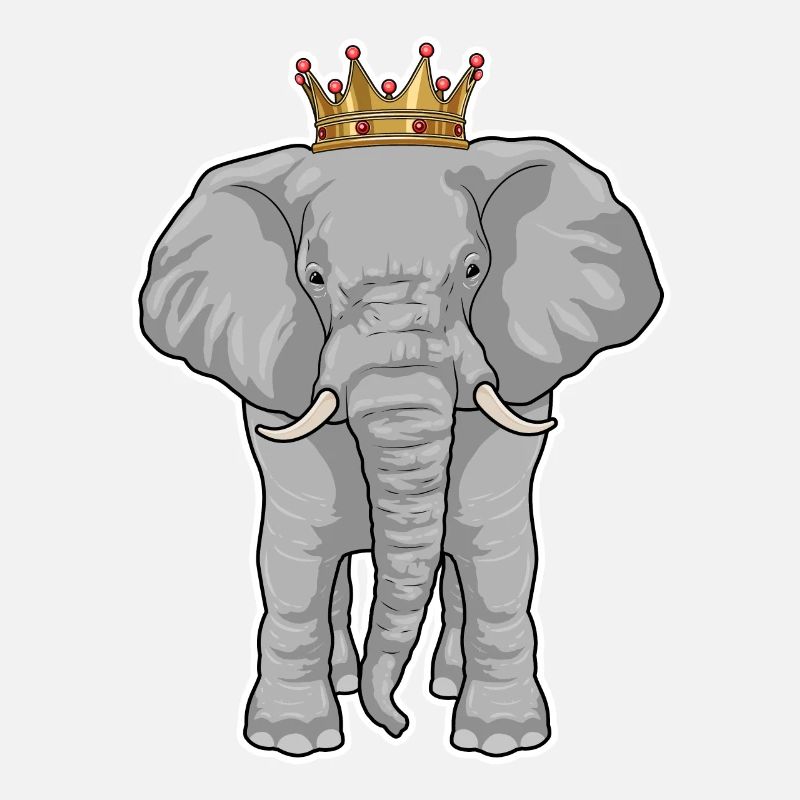 Elefant König Krone