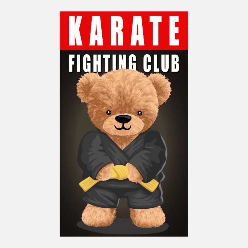 Funny Fighting Bear Martial Arts Gift
