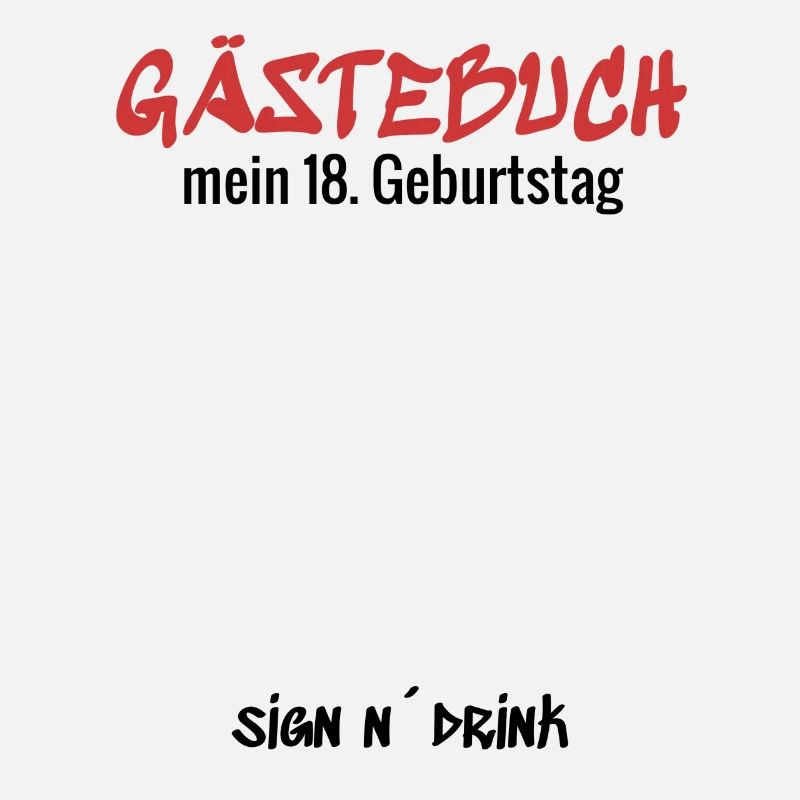 Gästebuch 18. Geburtstag Graffiti Sprayer Geschenk