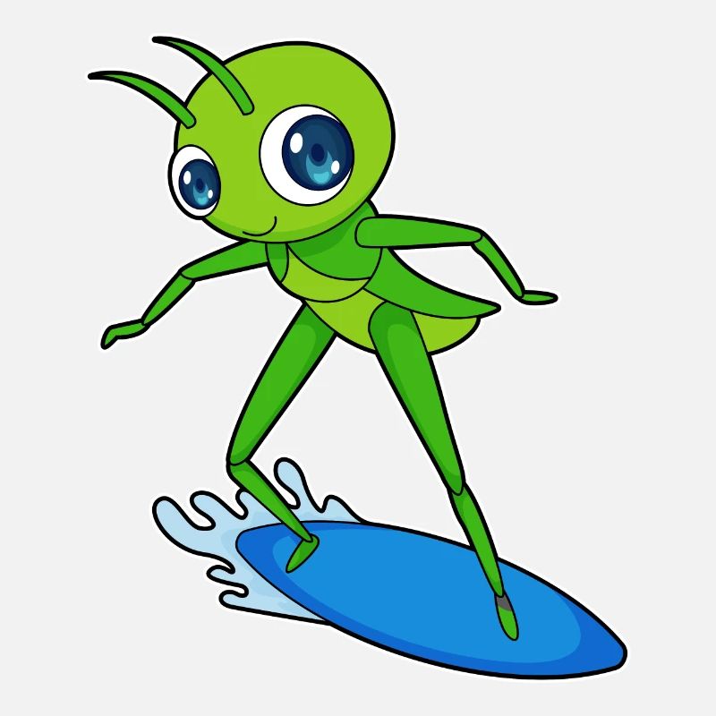 Caterpillar Surfer Surbrett