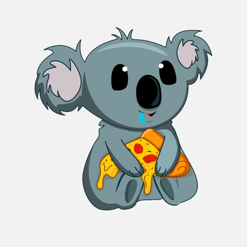 Pizza-Liebhaber Koala-Flüsterer