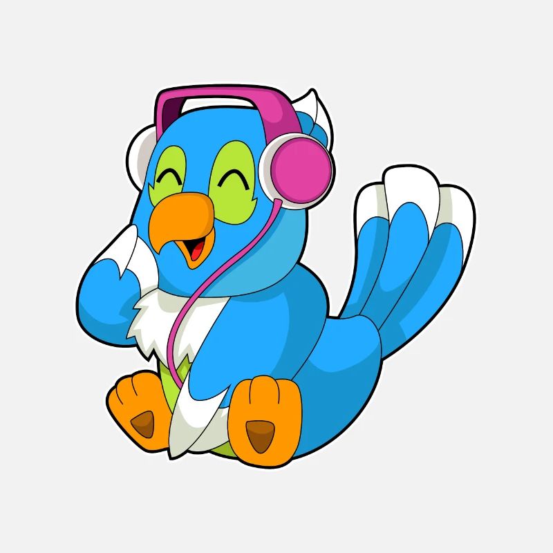 Parrot Headphone Music