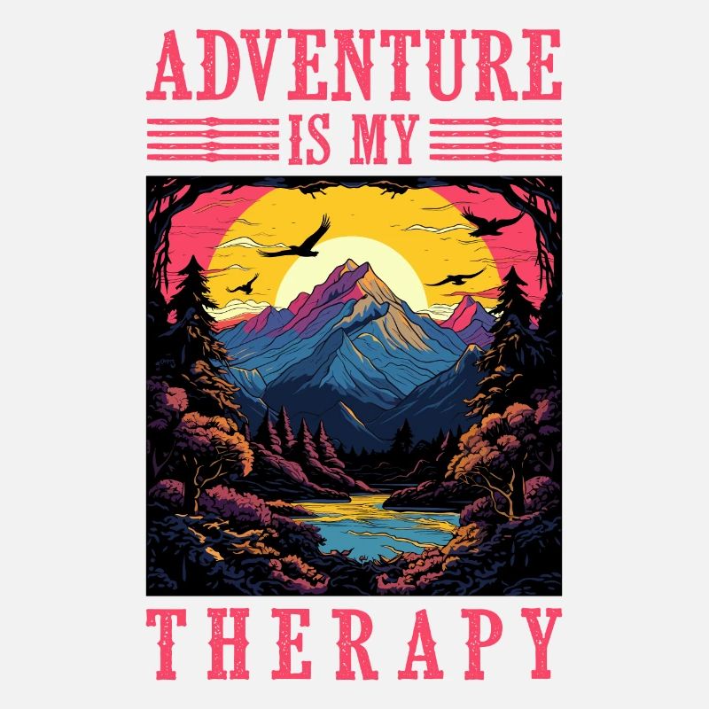 Adventure is my Therapy Mountains Camping
