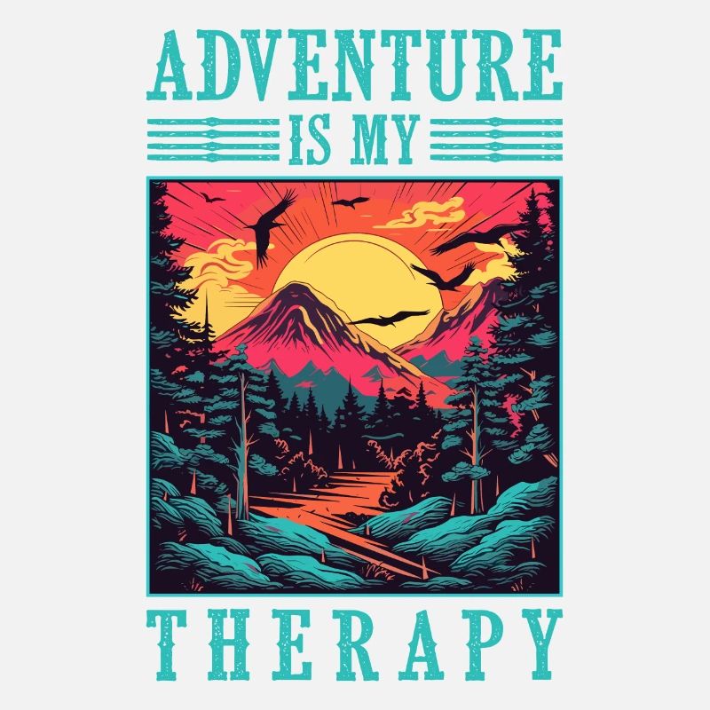Adventure is my Therapy Mountains Camping