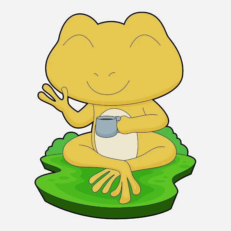 Frog Cup of Coffee