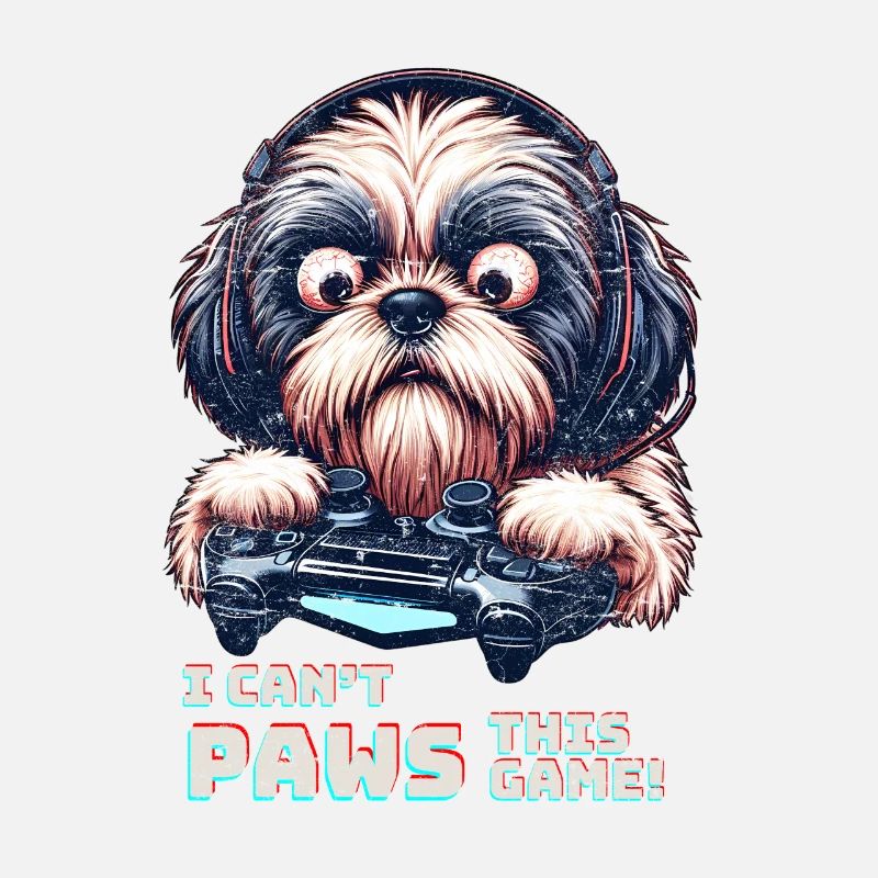 Cool Design for Shih Tzu and Computer Games