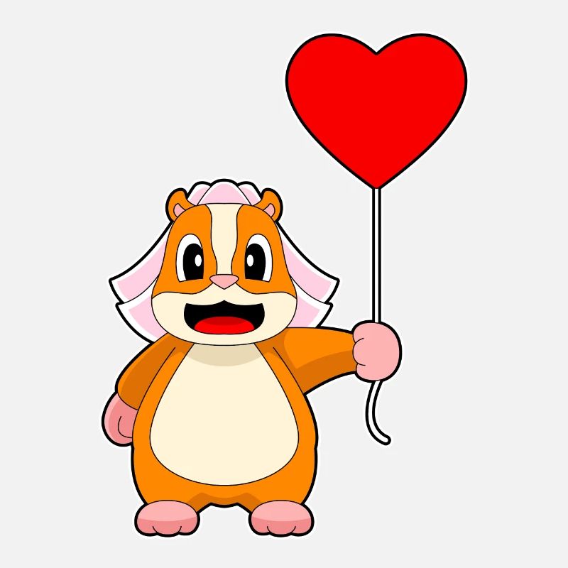 Hamster Braut Herz Hochzeit