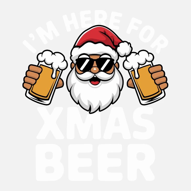 Weihnachtsmann Bier Weihnachten Spruch