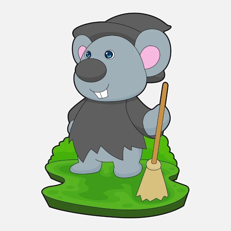 Maus Halloween Hexe