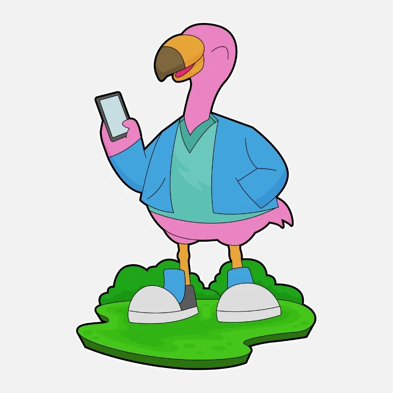 Flamingo Mobile Phone