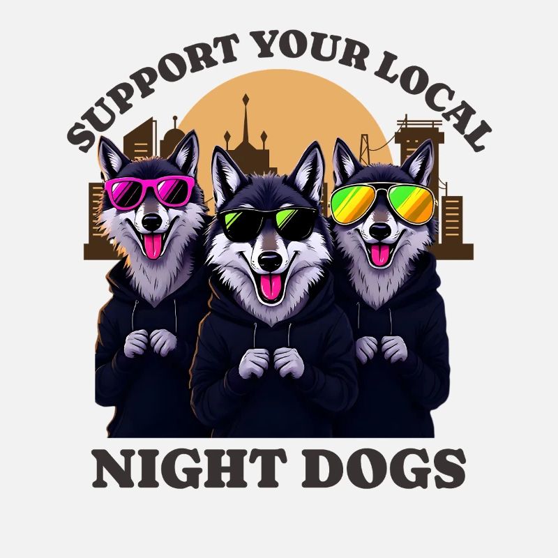 wolves Liebe Support Local night dogs