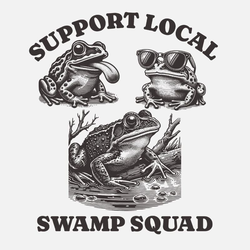 frog Lovers - Support Local swamp squad