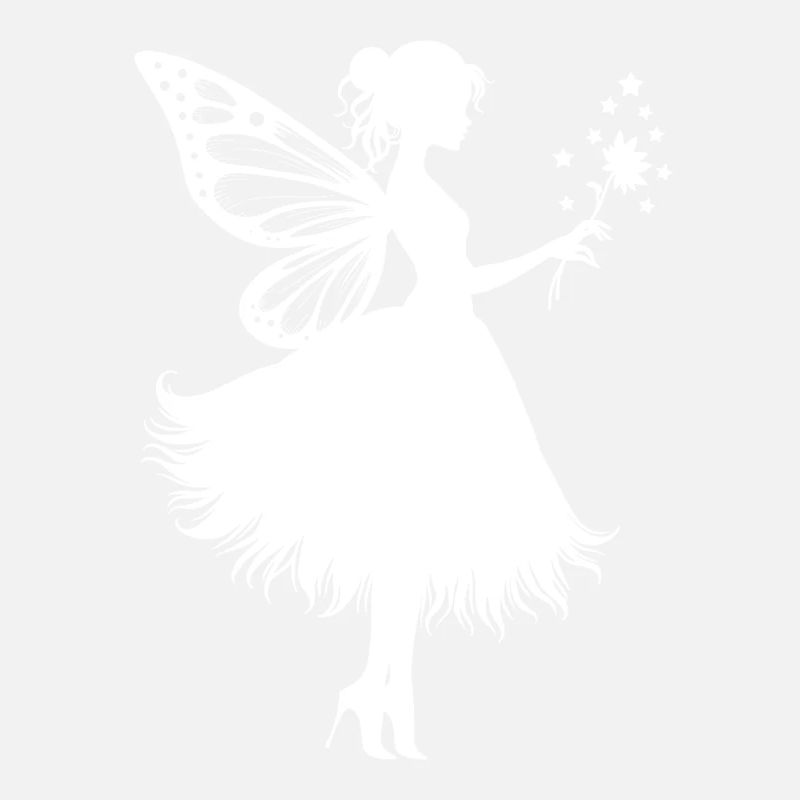 Zauberhafte Fee mit Blume