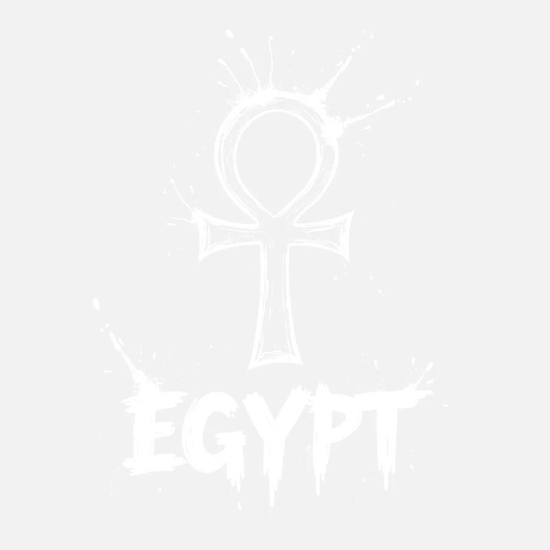 Egypt Ankh Symbol Splash