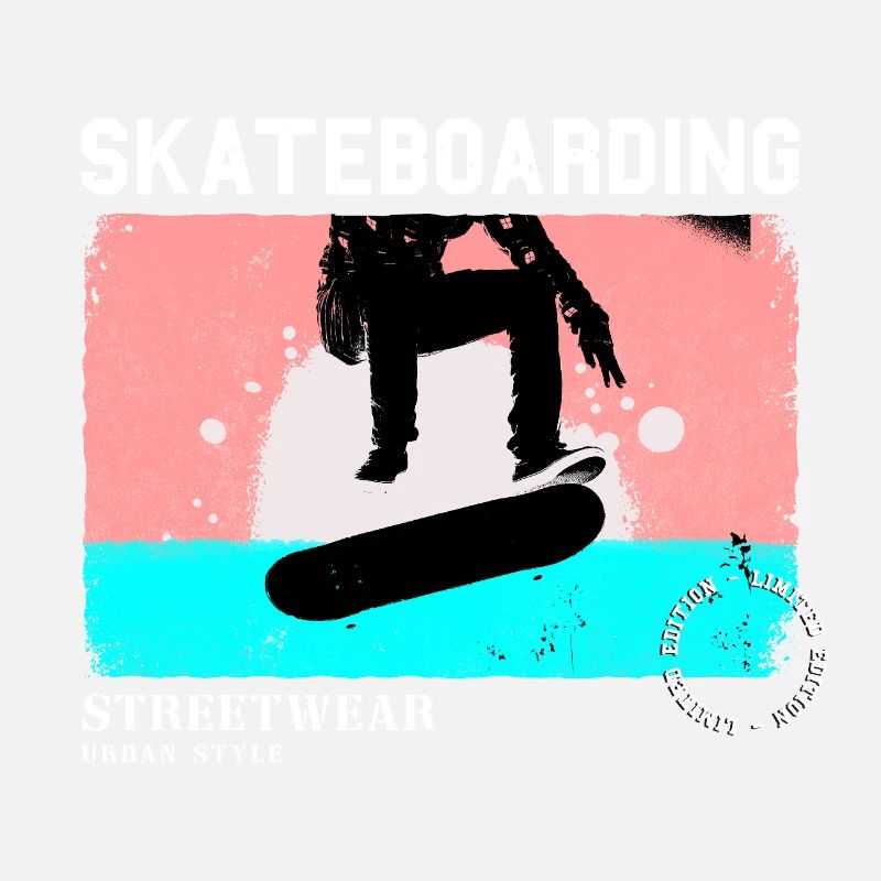 Skateboarding Skate Skater Skateboard Sk8 Vintage