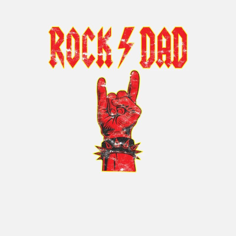 Father's Day Rockdad Devil's Salute