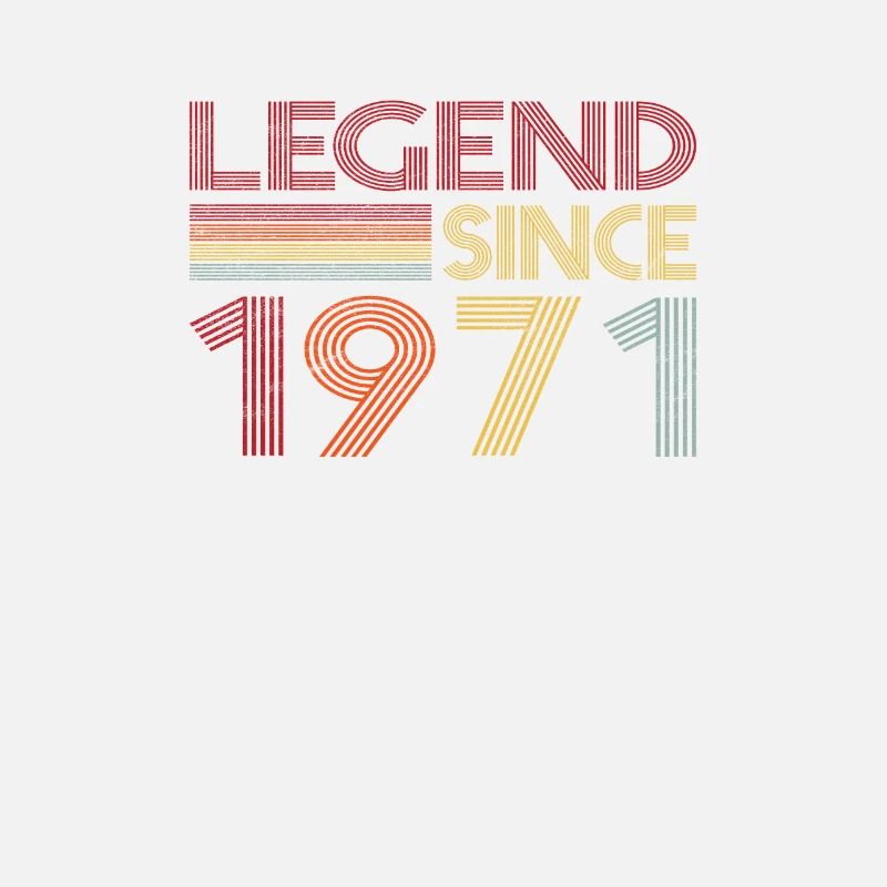1971 Geburtstag Legend since Retro Vintage