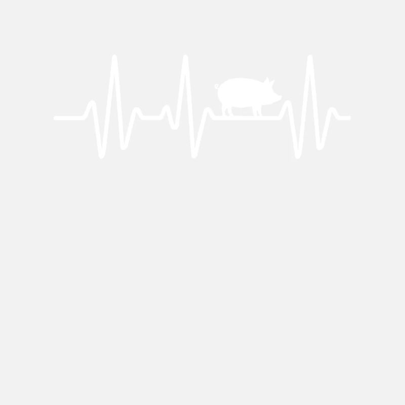 Heartbeat Design mit Schwein