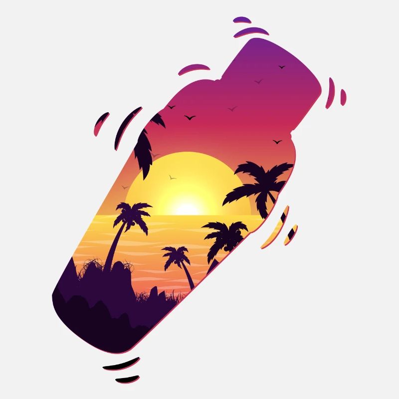 Barman Mixologue Shaker Sunset