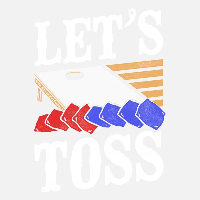 Joueur de sac de haricots de l’équipe Cornhole