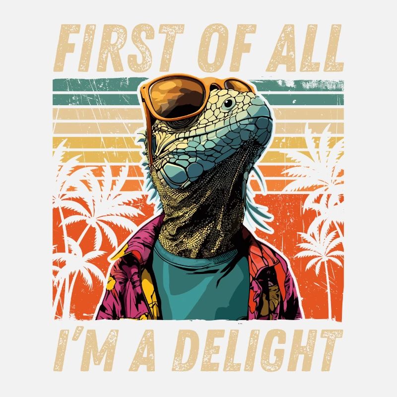 Retro Iguana - Chill Sunset Look