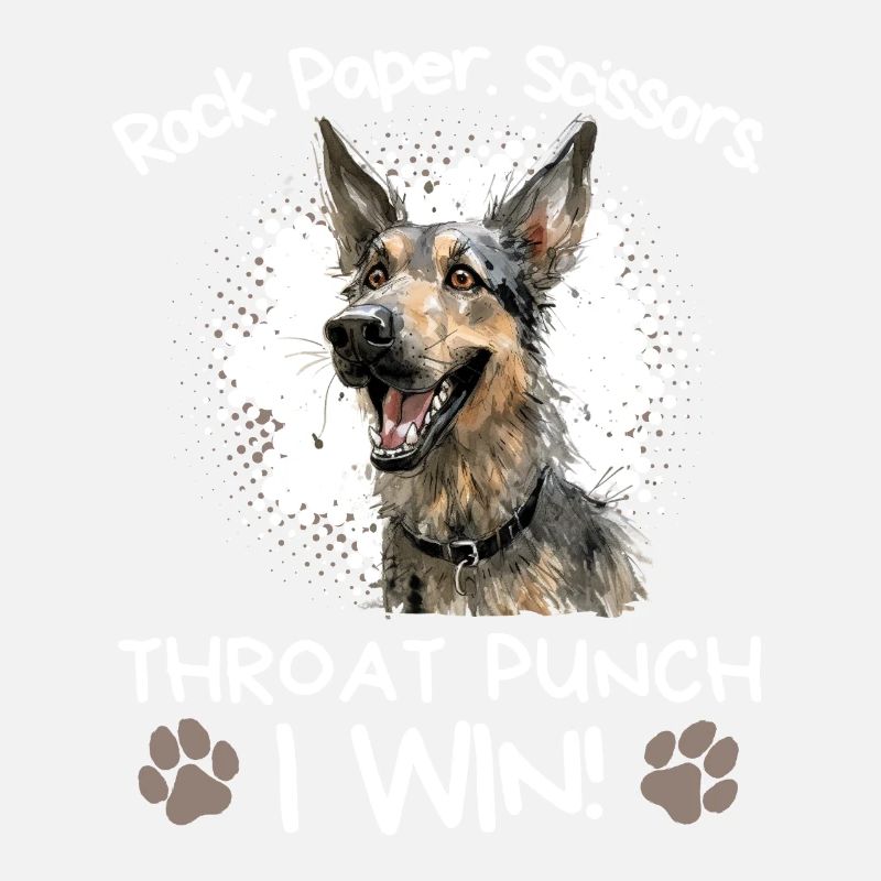 Rock Paper Scissors Deutscher Schäferhund Humo