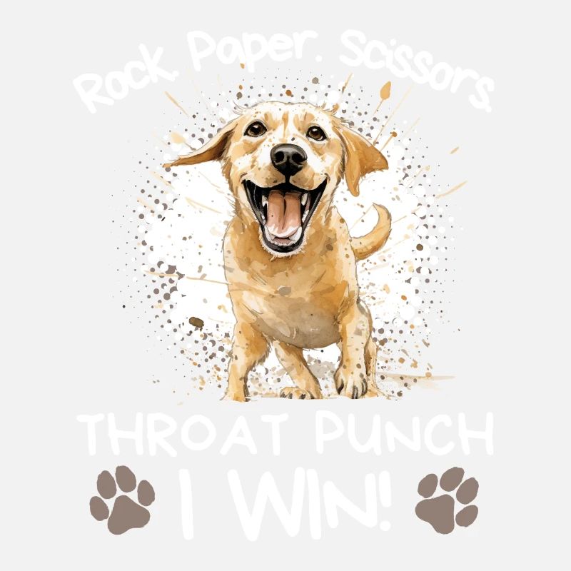 Rock Paper Scissors Labrador Retriever Funny