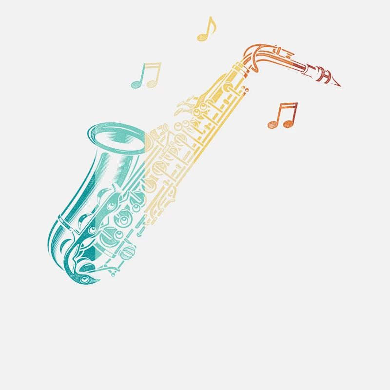Saxophone Retro Vintage