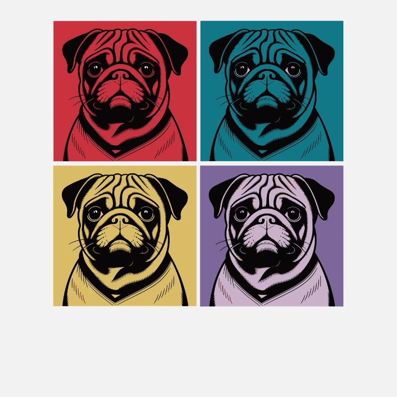 Mops Popart