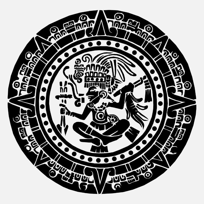 Mayan Calendar - Black