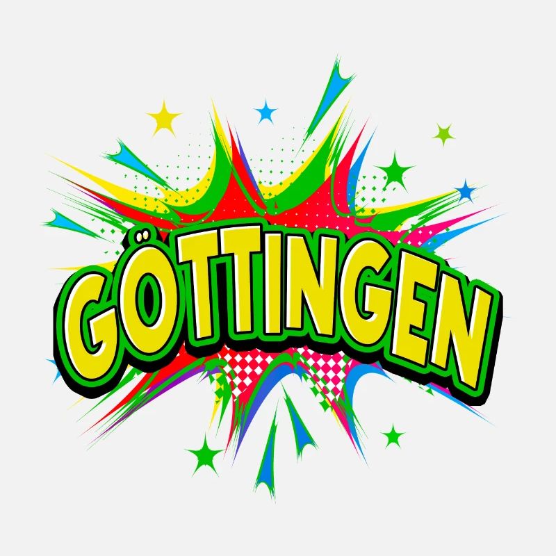 Göttingen Germany City Pop Art Comic Art