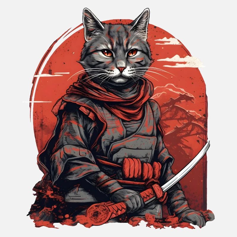 Samurai Cat Japan