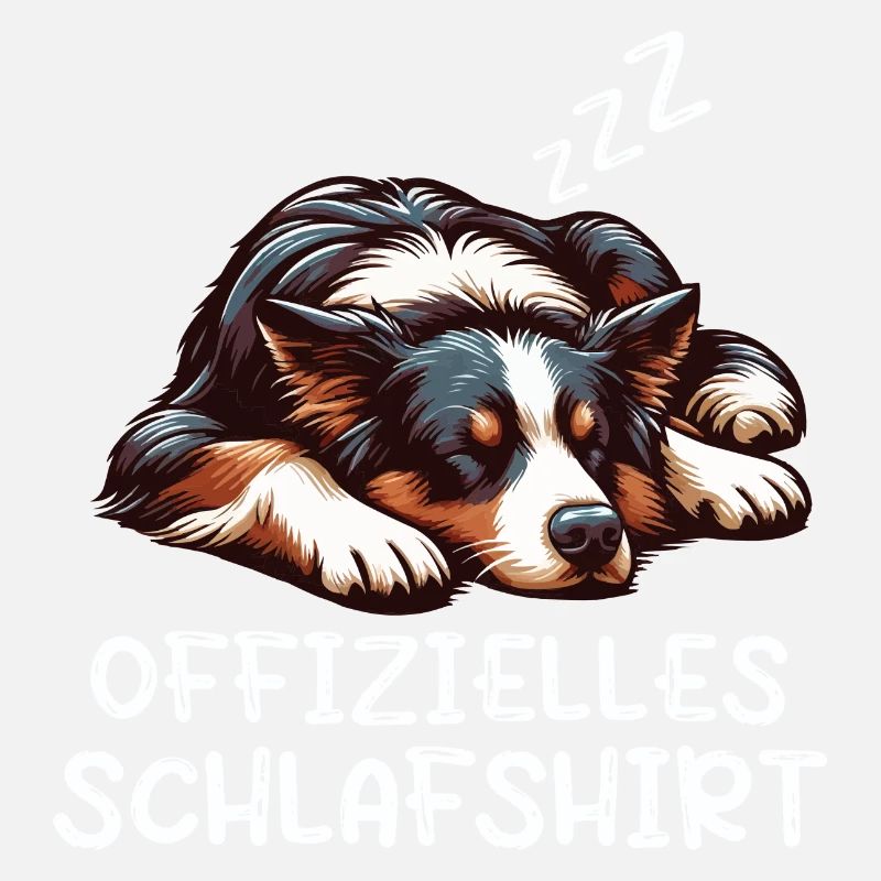 Offizielles Schlafshirt Australian Shepherd Aussie