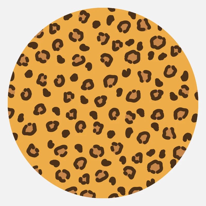 Kreis Leopard Muster