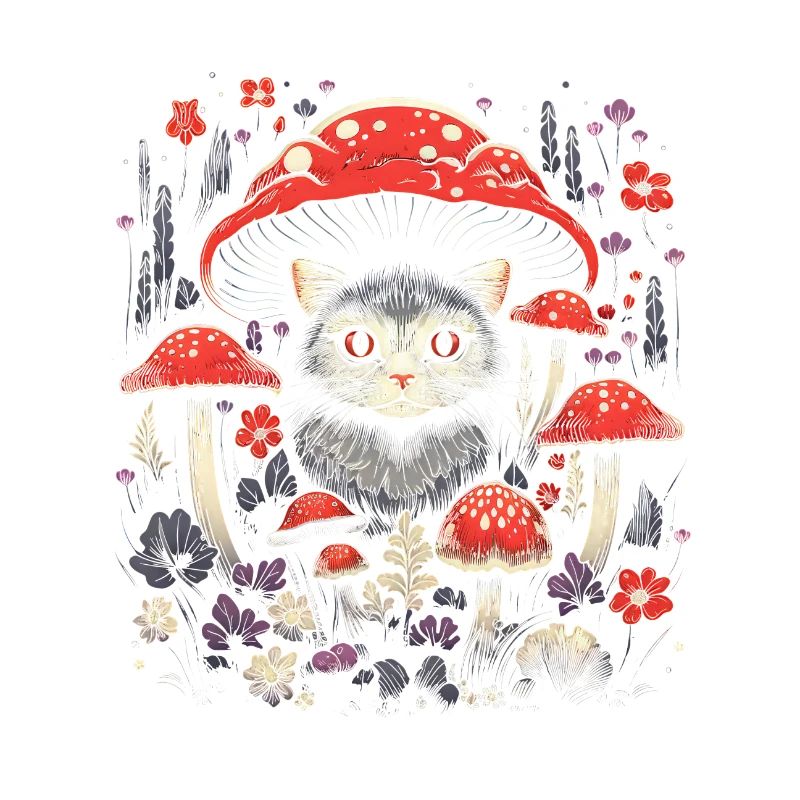 Champignon de chat Cottagecore