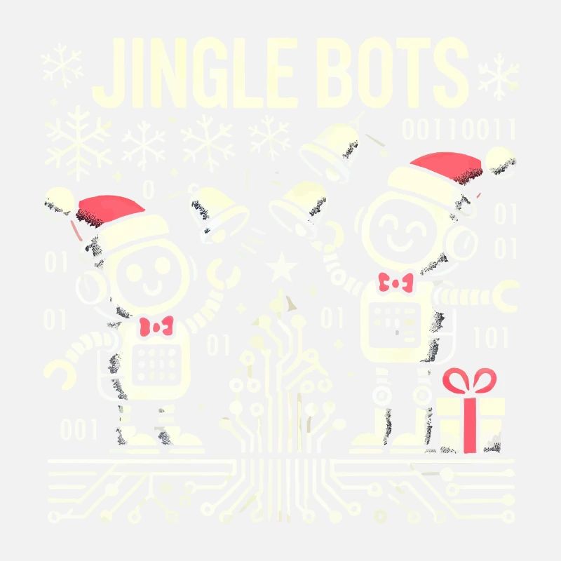 Jingle Bots - Weihnachtsroboter mit Binärcode