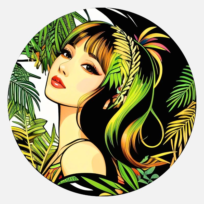 Femme Moderne Tropicale
