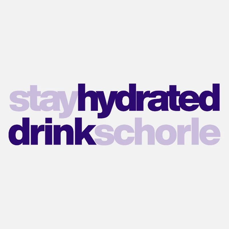 Stay hydrated - drink spritzer