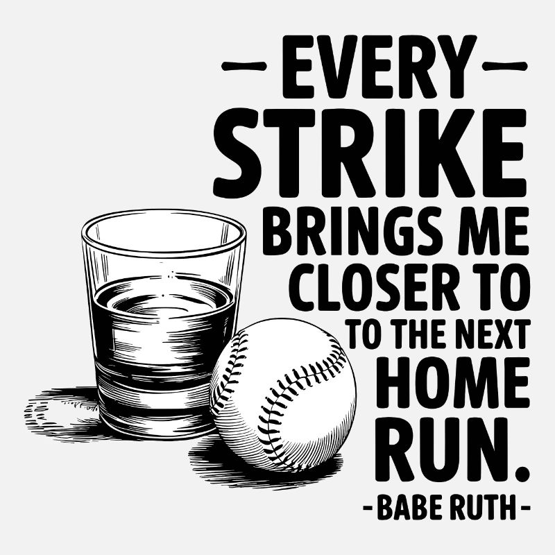 Baseball Babe Ruth Spruch Sport Zitat