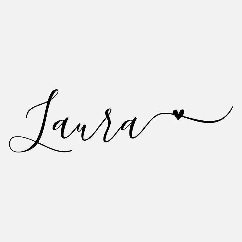 Laura Name First Name Decorative