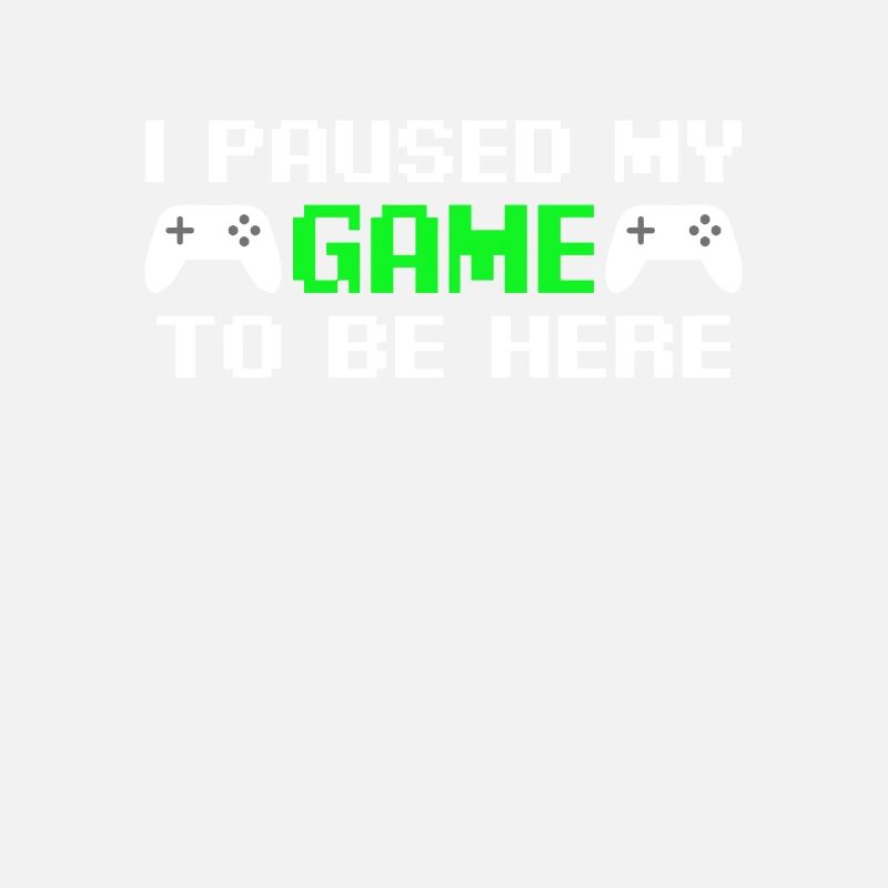 J’ai mis mon jeu en pause pour être ici