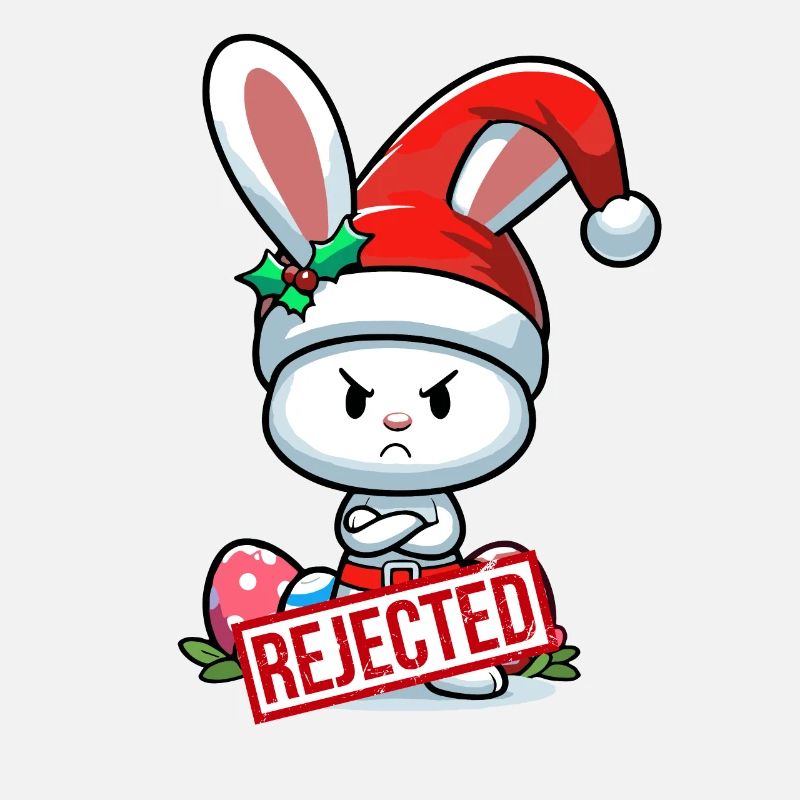 Offensé lapin de Pâques Noël cadeau drôle