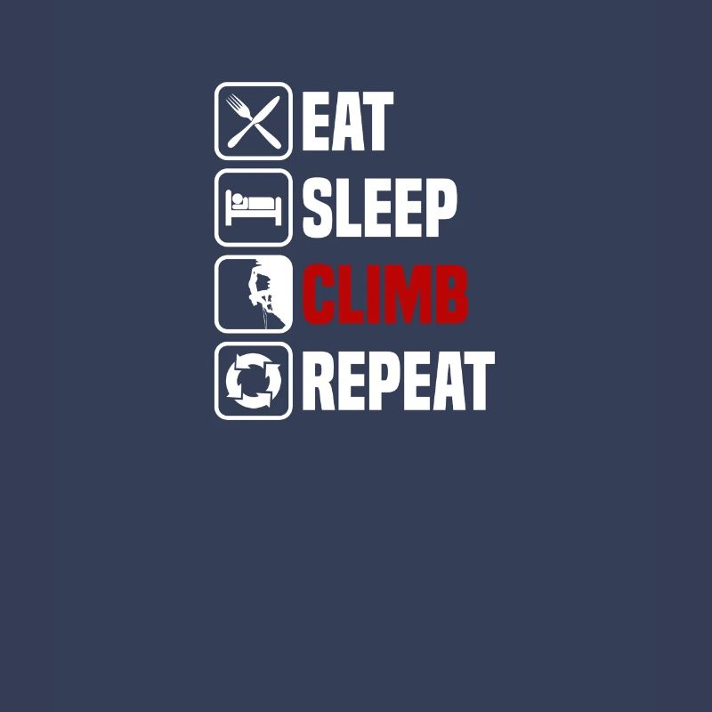 Manger, dormir, grimper, répéter