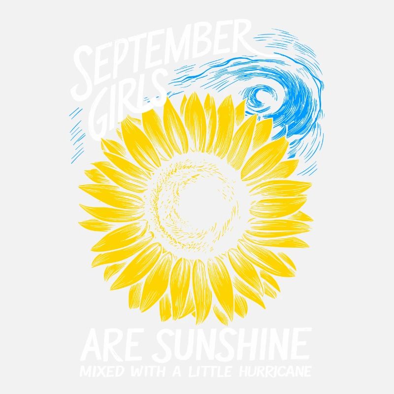 September Geburtstag Mädchen Sonnenblume
