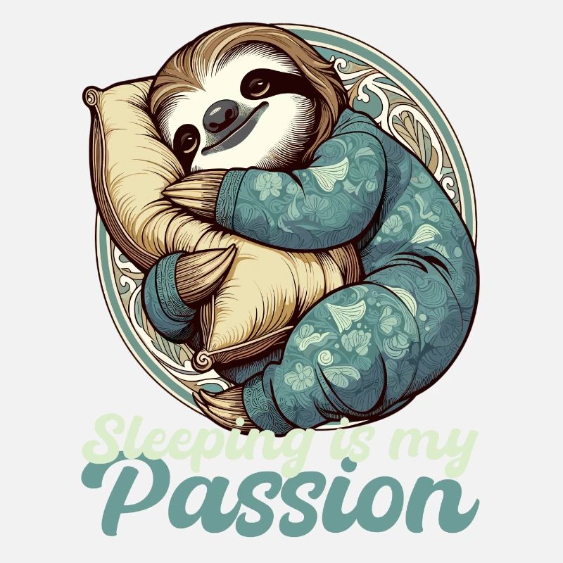 Sloth Sleeping Passion Gift