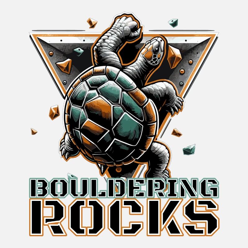 Bouldern Rocks Schildkröte Klettern Geschenk