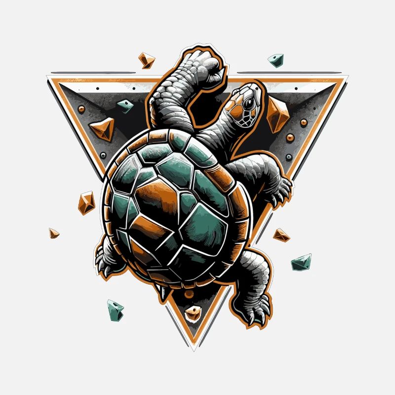 Bouldern Schildkröte Klettern Geschenk
